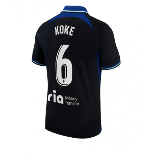 Atletico Madrid Koke #6 Bortedrakt 2022-23 Kortermet Atletico Madrid Koke #6 Bortedrakt 2022-23 Kortermet